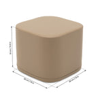 Small Play Pouf Cube - Beige