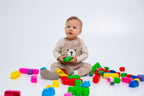 Soft Blocks Set With Wheels - 14 pcs