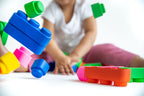 Soft Blocks Set With Wheels - 21 pcs 