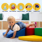 Soft Play Ride On Toy - Blue Car