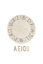 Washable Rug ABC color and letters, 120 cm