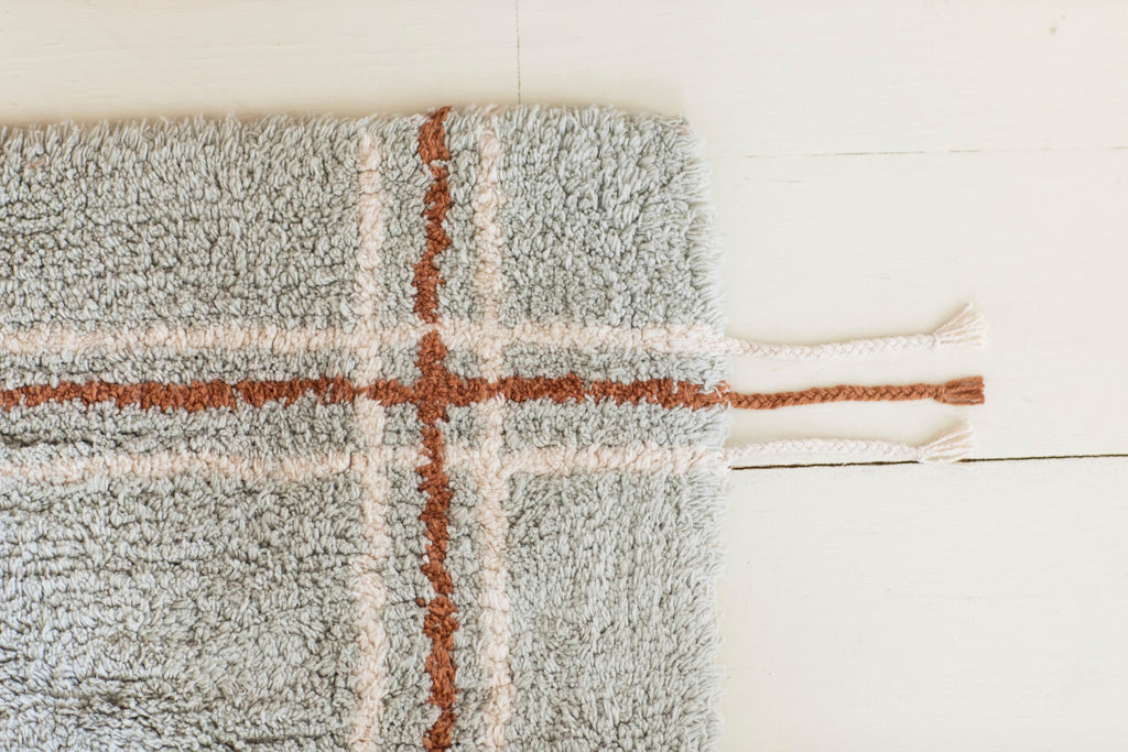 Washable Rug Cuisine Blue Sage, 90x130 cm 