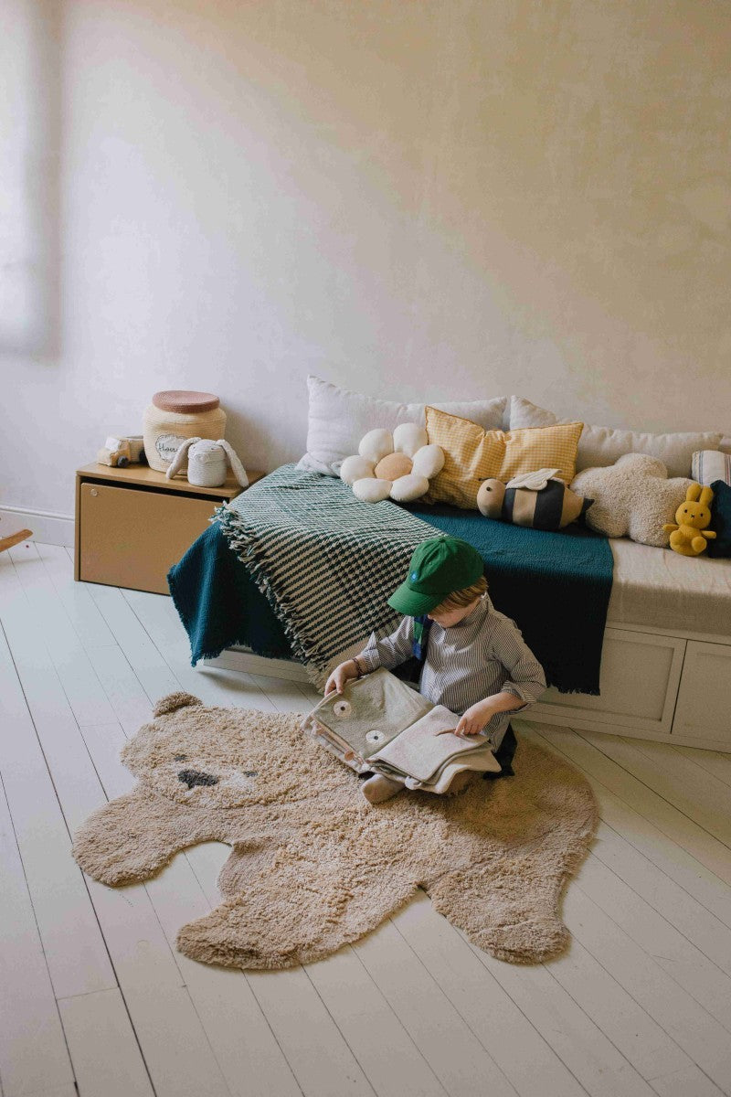 Washable Rug Teddy, 120 x 122 cm