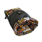 Waterproof Rolltop Backpack - Yellow Pattern