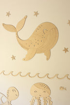 Wooden Wall Decoration - Whale
