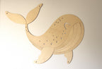 Wooden Wall Decoration - Whale