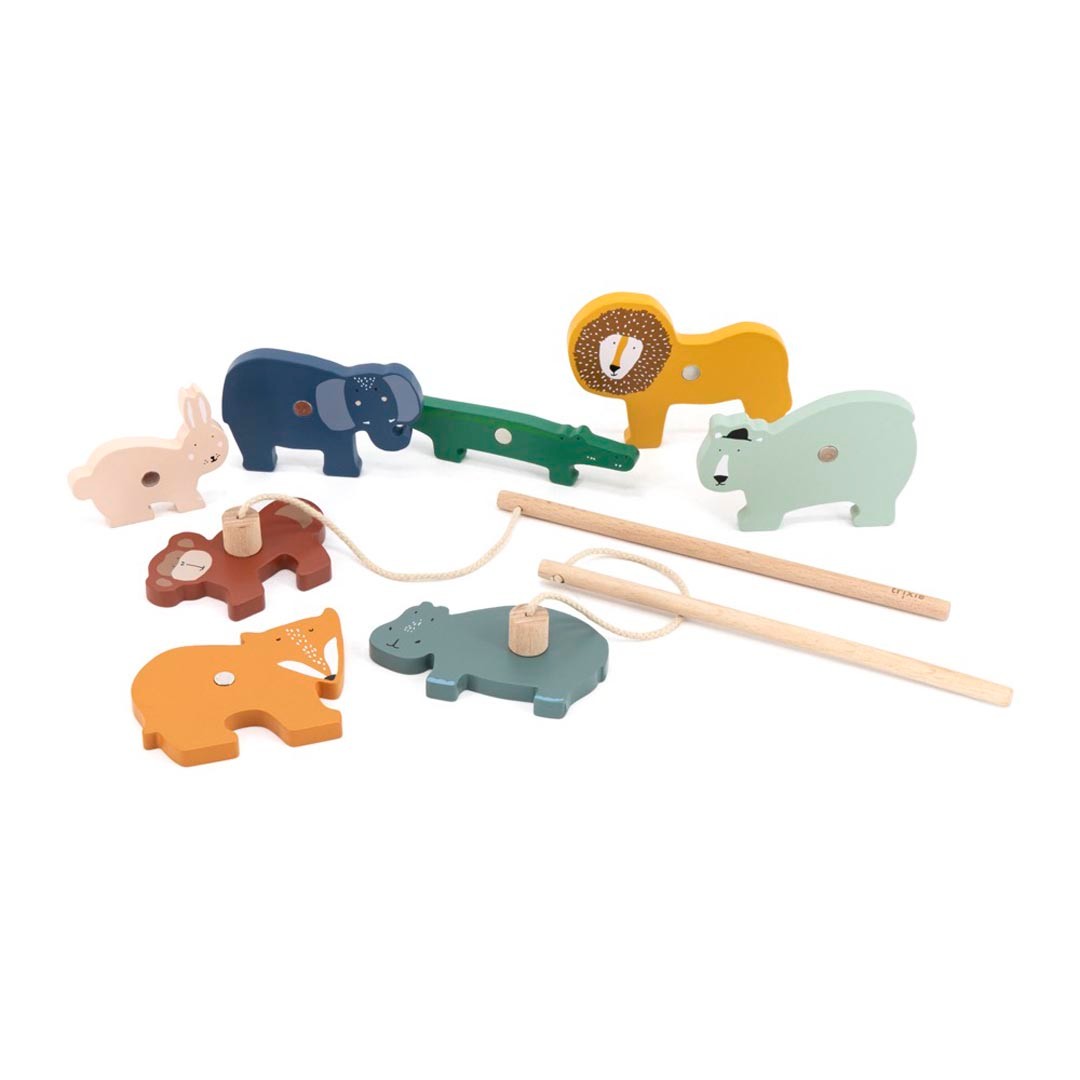Wooden Fishing Game - Trixie Baby Animals