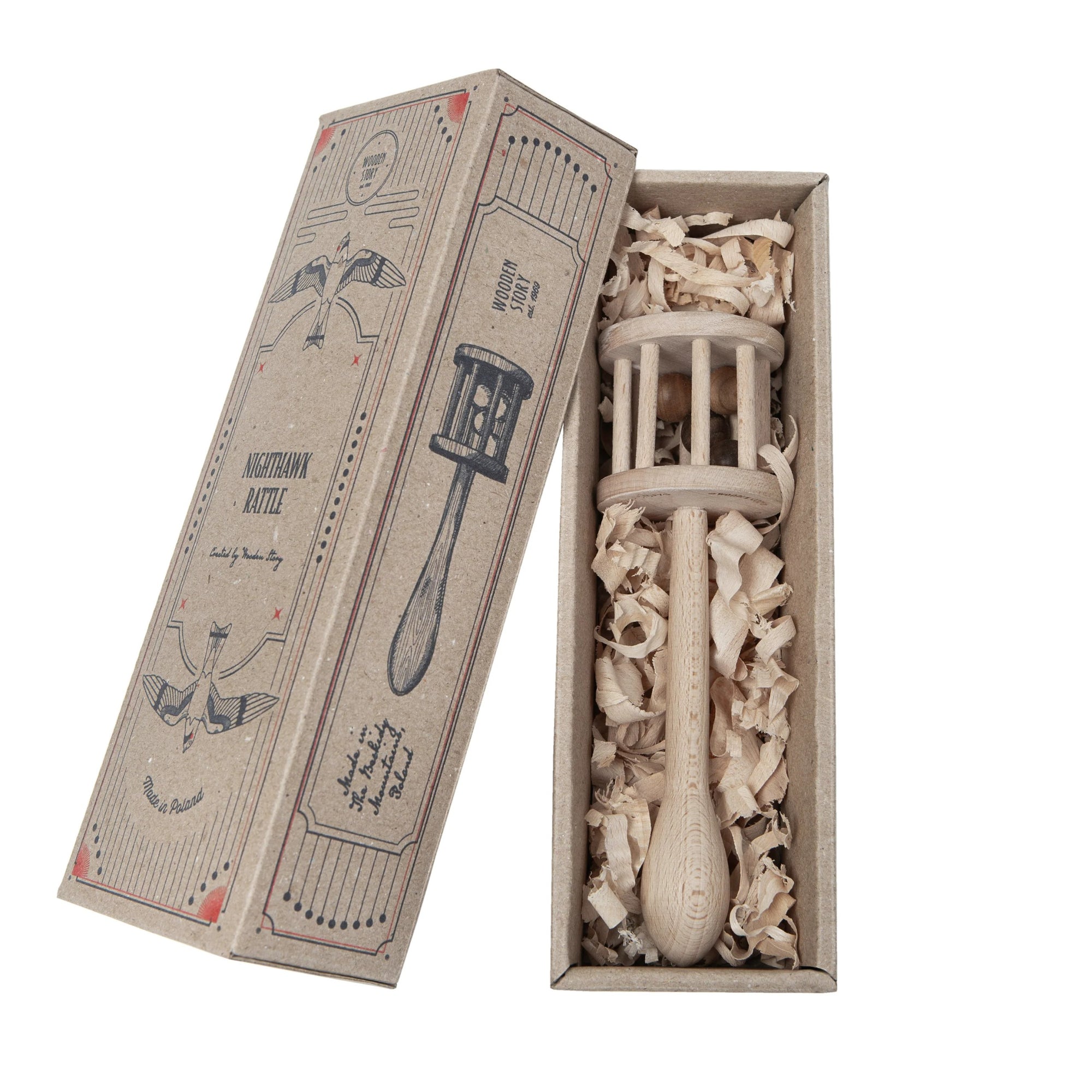 Wooden Rattle - Nighthawk