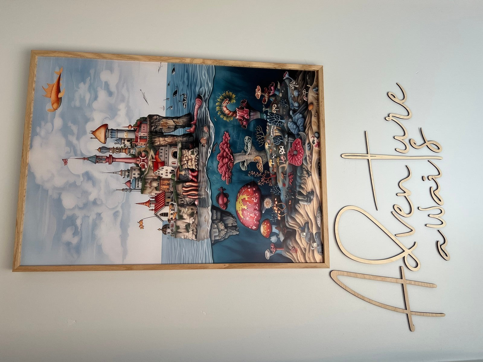 Wooden Wall Sign - Adventure Awaits