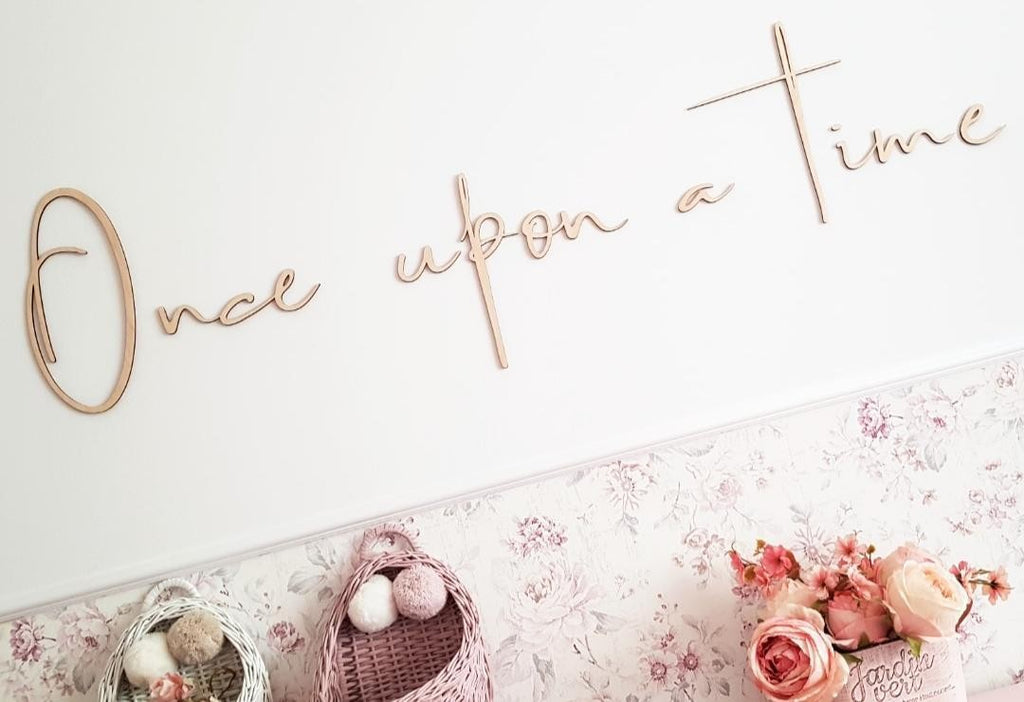 Wooden Wall Sign - Once Upon a Time