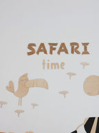 Wooden Wall Sign - Safari Time