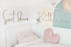 Wooden Wall Sign - Sweet Dreams Little One