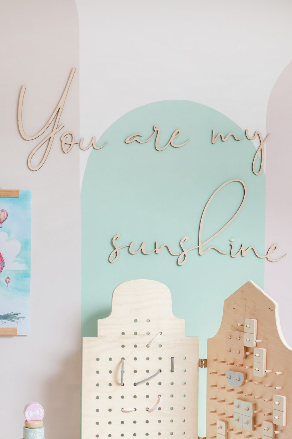 Wooden Wall Sign - You Are My Sunshine